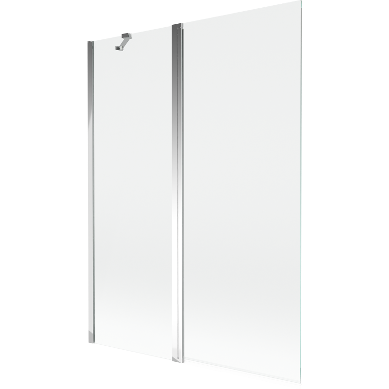 Mexen Mist sprchová zástena 2-krídlová 130 x 150 cm, transparentná, chróm - 8A9-130-011-01-00