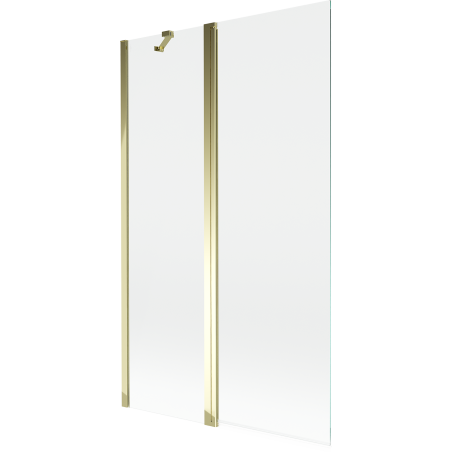 Mexen Mist sprchová zástená 2-krídlová 110 x 150 cm, transparentná, zlatá - 8A9-110-011-50-00