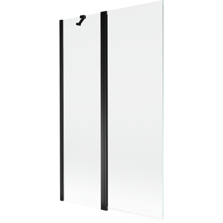 Mexen Mist sprchová zábrana 2-krídlová 110 x 150 cm, transparentná, čierna - 8A9-110-011-70-00