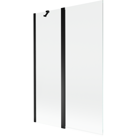 Mexen Mist sprchová zástena 2-krídlová 120 x 150 cm, transparentná, čierna - 8A9-120-011-70-00