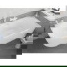 Mexen Silo voľne stojaca rohová pravá ryhovaná vaňa 170 x 80 cm, biela, biely prepad - 52891708000P-20