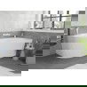 Mexen Silo voľne stojaca rohová pravá ryhovaná vaňa 170 x 80 cm, biela, biely prepad - 52891708000P-20
