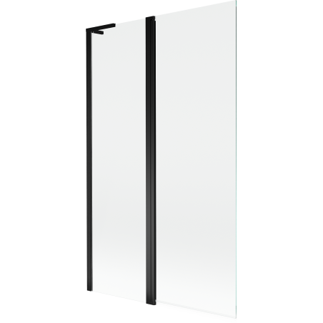 Mexen Mist L sprchová zástena 2-krídlová 110 x 150 cm, transparentná, čierna - 8A9L-110-011-70-00