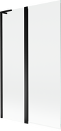 Mexen Mist L sprchová zástena 2-krídlová 110 x 150 cm, transparentná, čierna - 8A9L-110-011-70-00