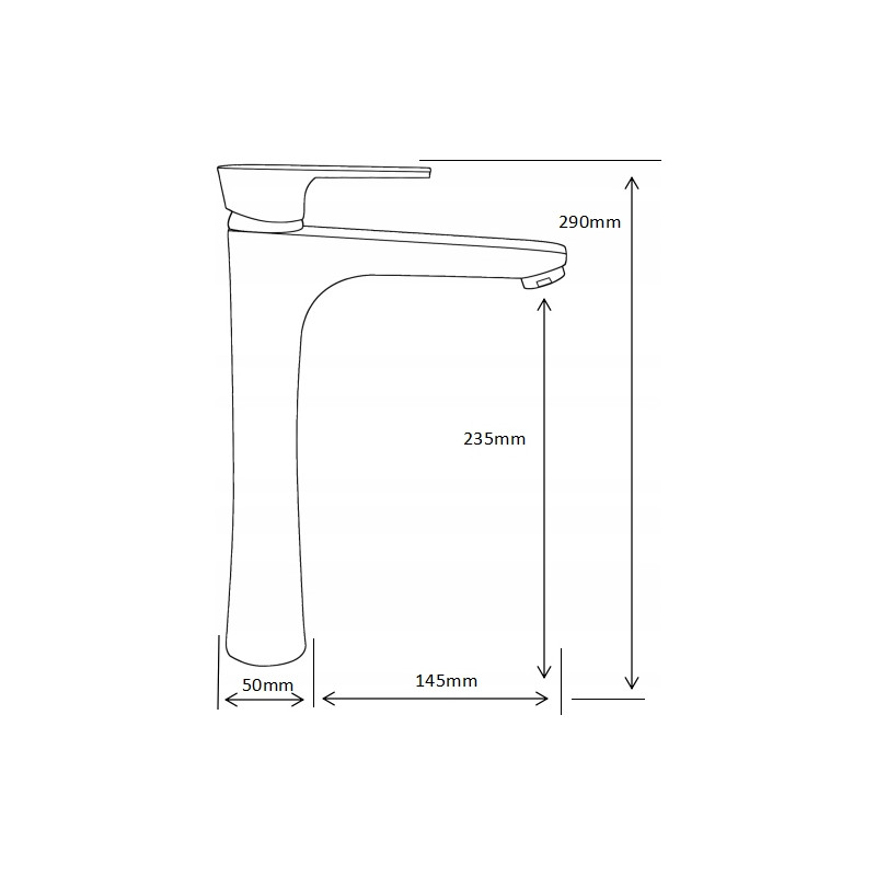Mexen Axel DB62 vaňová sada, chróm - 73813DB62-00