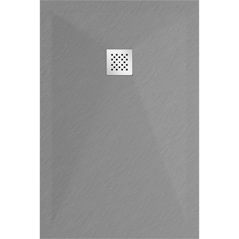 Mexen Stone+ obdĺžnikový kompozitný sprchovací kút 140 x 70 cm, sivý-betón - 44617014