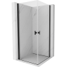 Mexen Mist-B Duo sprchovací kút 70 x 70 cm, čierny - 8A2-070-070-70-00
