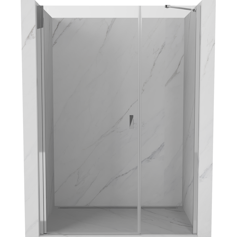 Mexen Mist-B sprchové dvere, výkyvné 110 cm, priehľadné, chróm - 8A2-110-001-01-00