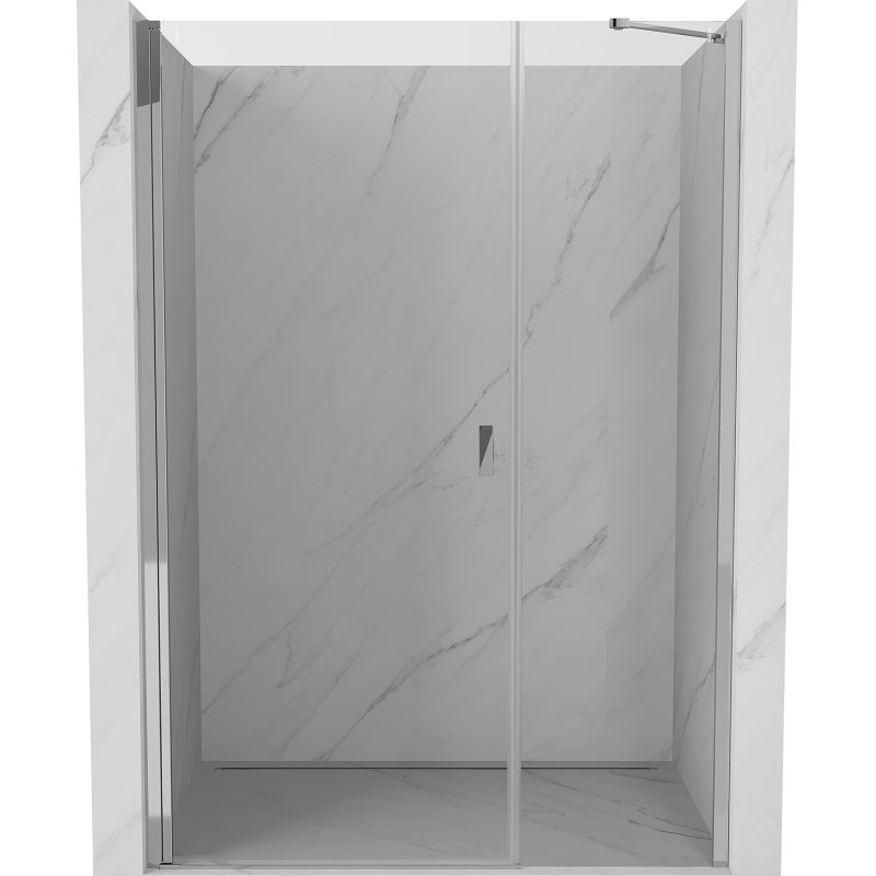 Mexen Mist-B sprchové dvere otočné 115 cm, transparentné, chróm - 8A2-115-001-01-00