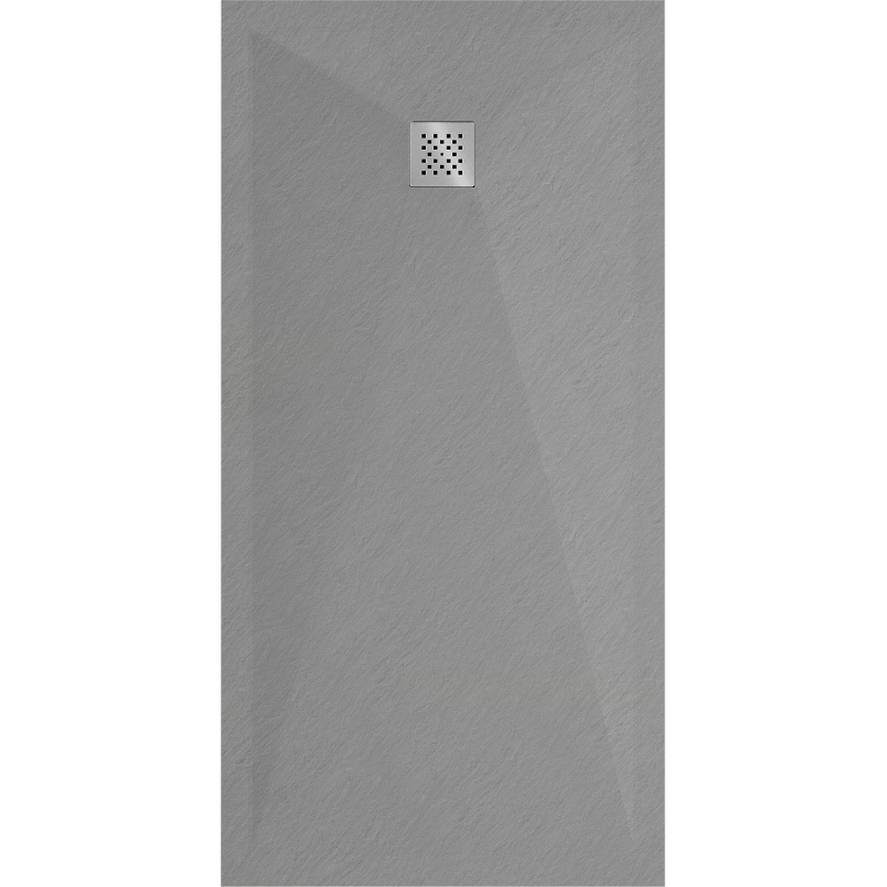 Mexen Stone+ rektangulárny kompozitný sprchový kút 180 x 90 cm, sivý-betón - 44619018