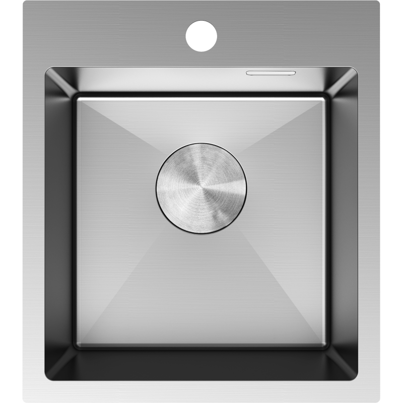 Mexen Solix nerezový drez 1-komorový 400 x 450 mm, inox - 6401401000-01