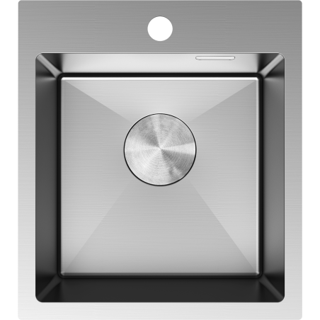 Mexen Solix nerezový drez 1-komorový 400 x 450 mm, inox - 6401401000-01