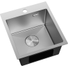Mexen Solix nerezový 1-komorový drez 400 x 450 mm, inox - 6401401000-01