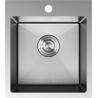 Mexen Solix nerezový drez 1-komorový 400 x 450 mm, inox HC - 6401401000-01HC