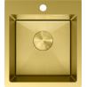 Mexen Solix oceľový kuchynský drez 1-komorový 400 x 450 mm, zlatý HC - 6401401000-55HC