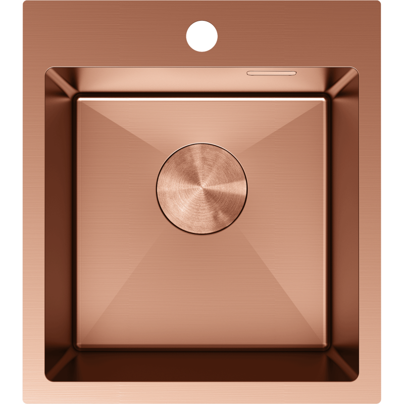 Mexen Solix nerezový drez 1-komorový 400 x 450 mm, meď - 6401401000-65