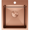 Mexen Solix nerezový drez 1-komorový 400 x 450 mm, meď - 6401401000-65
