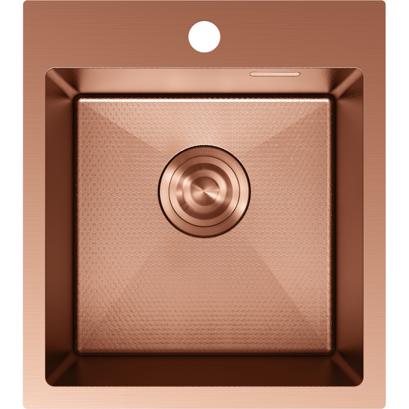 Mexen Solix nerezový drez 1-komorový 400 x 450 mm, meď HC - 6401401000-65HC