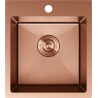 Mexen Solix nerezový drez 1-komorový 400 x 450 mm, meď HC - 6401401000-65HC