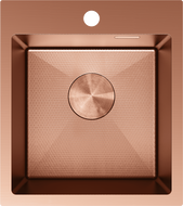 Mexen Solix nerezový drez 1-komorový 400 x 450 mm, meď HC - 6401401000-65HC