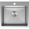 Mexen Solix kuchynský drez nerezový 1-komorový 500 x 450 mm, inox - 6402501000-01
