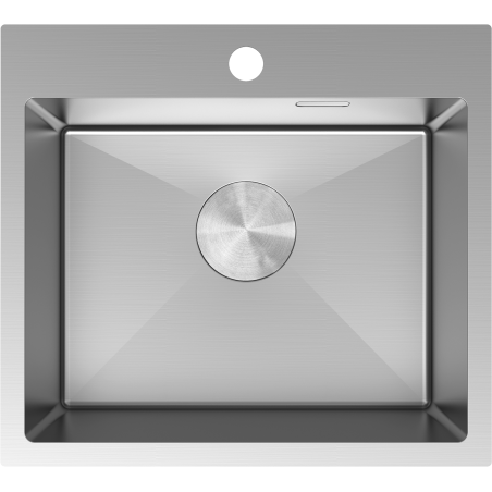 Mexen Solix kuchynský drez nerezový 1-komorový 500 x 450 mm, inox - 6402501000-01