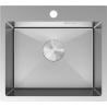 Mexen Solix kuchynský drez nerezový 1-komorový 500 x 450 mm, inox - 6402501000-01