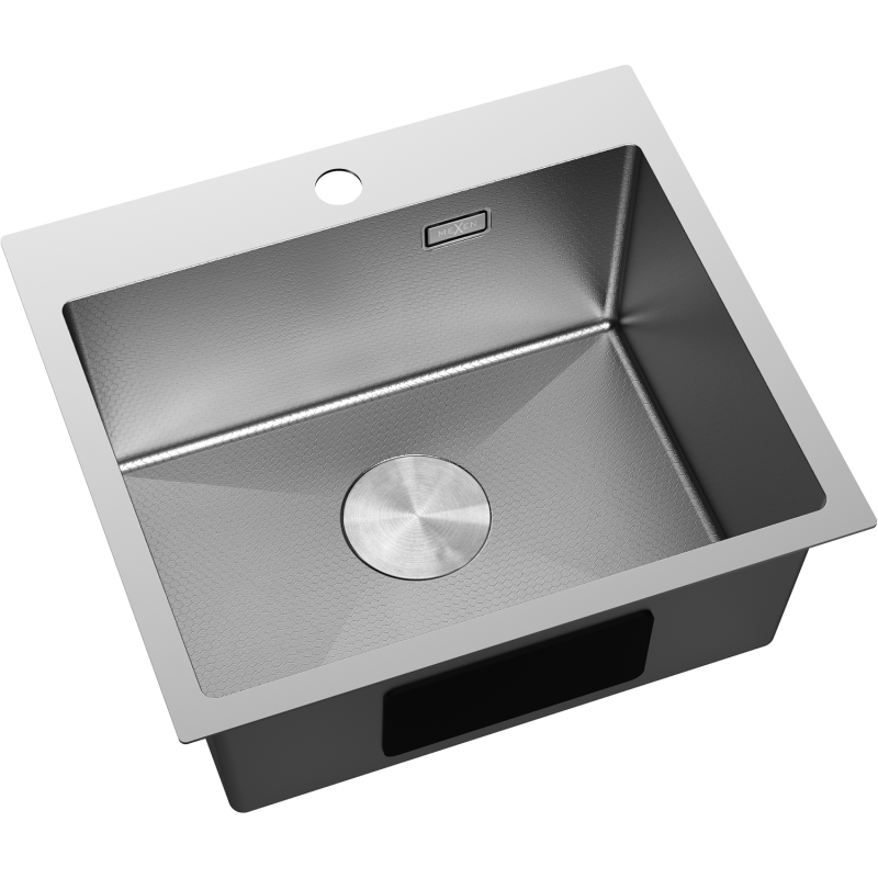 Mexen Solix nerezový drez 1-komorový 500 x 450 mm, inox HC - 6402501000-01HC