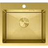 Mexen Solix nerezový drez s jednou komorou 500 x 450 mm, zlatý HC - 6402501000-55HC