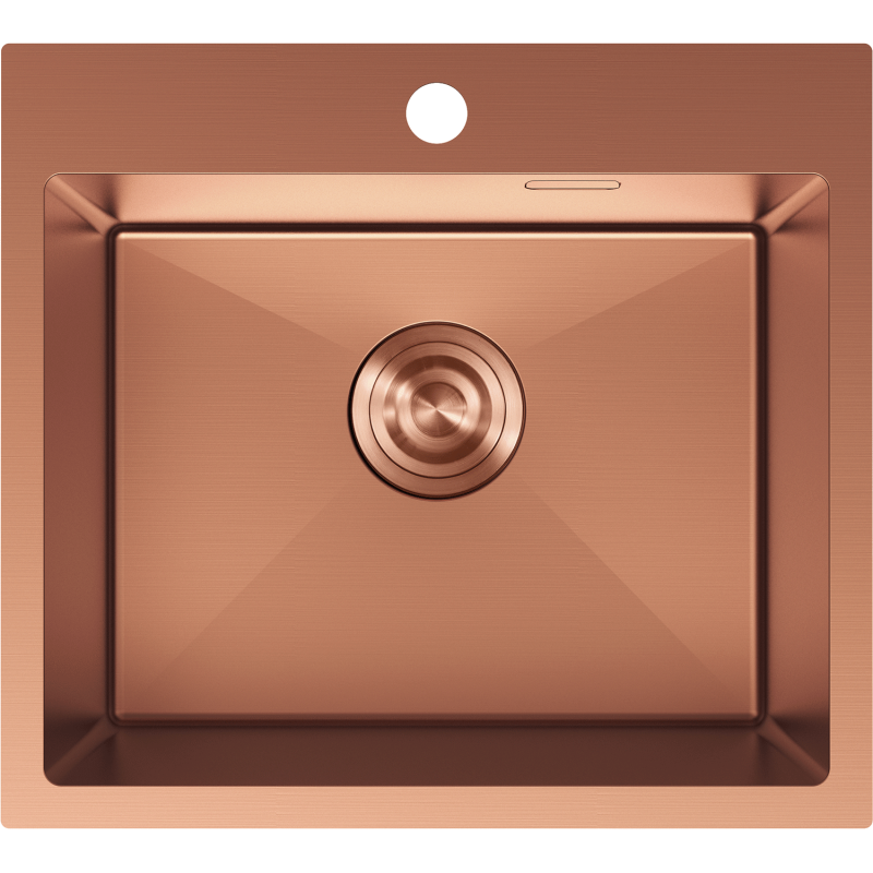 Mexen Solix nerezový 1-komorový drez 500 x 450 mm, meď - 6402501000-65