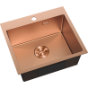Mexen Solix oceľový drez 1-komorový 500 x 450 mm, meď - 6402501000-65