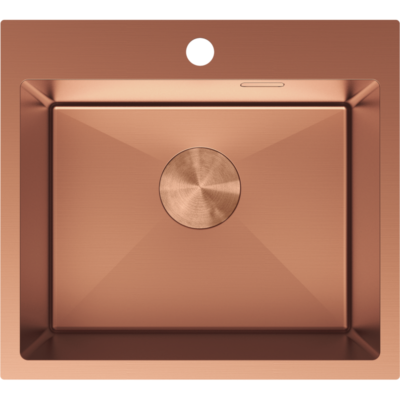 Mexen Solix nerezový 1-komorový drez 500 x 450 mm, meď - 6402501000-65