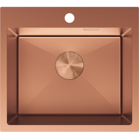 Mexen Solix nerezový 1-komorový drez 500 x 450 mm, meď - 6402501000-65