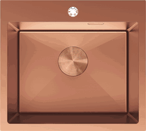 Mexen Solix nerezový 1-komorový drez 500 x 450 mm, meď - 6402501000-65