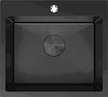 Mexen Solix nerezový drez 1-komorový 500 x 450 mm, čierny HC - 6402501000-70HC