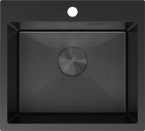 Mexen Solix nerezový drez s 1 komorou 500 x 450 mm, čierny HC - 6402501000-70HC