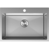 Mexen Solix kuchynský drez nerezový 1-komorový 650 x 450 mm, inox - 6403651000-01