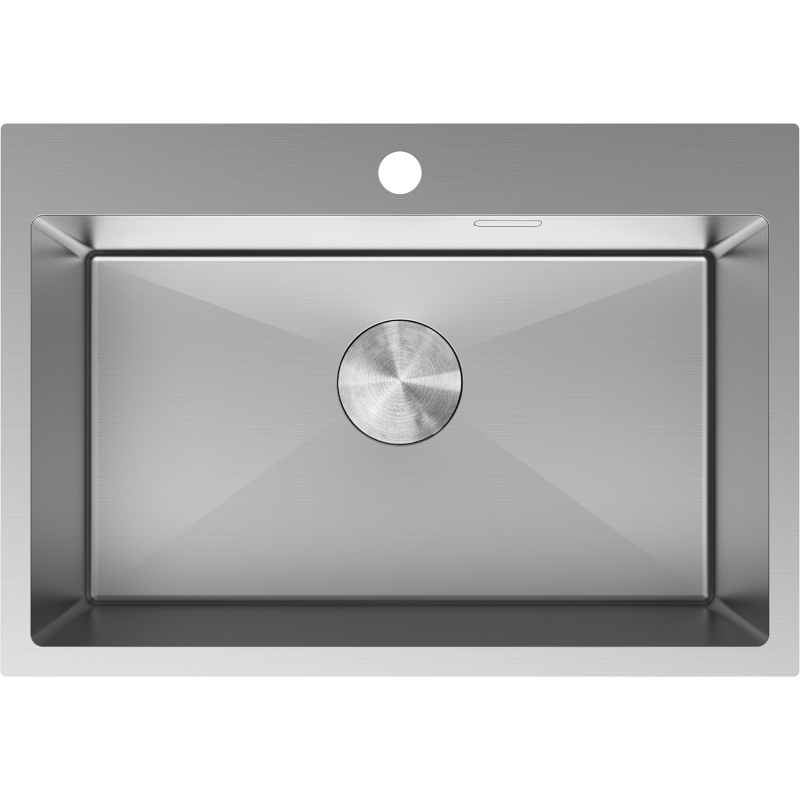 Mexen Solix kuchynský drez nerezový 1-komorový 650 x 450 mm, inox - 6403651000-01