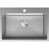 Mexen Solix nerezový drez 1-komorový 650 x 450 mm, inox HC - 6403651000-01HC