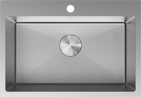 Mexen Solix nerezový drez 1-komorový 650 x 450 mm, inox HC - 6403651000-01HC