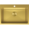 Mexen Solix oceľový drez s 1 komorou 650 x 450 mm, zlatý - 6403651000-55