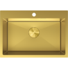 Mexen Solix oceľový drez s 1 komorou 650 x 450 mm, zlatý - 6403651000-55