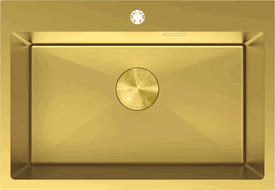 Mexen Solix oceľový drez s 1 komorou 650 x 450 mm, zlatý - 6403651000-55