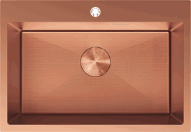 Mexen Solix oceľový kuchynský drez, 1-komorový, 650 x 450 mm, meď HC - 6403651000-65HC