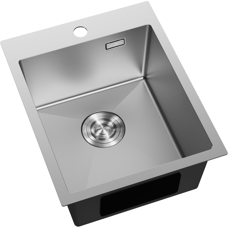 Mexen Solix nerezový drez 1-komorový 400 x 500 mm, inox - 6406401000-01