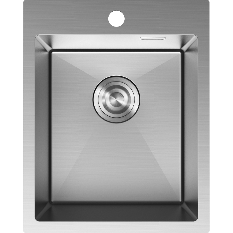 Mexen Solix nerezový drez 1-komorový 400 x 500 mm, inox - 6406401000-01