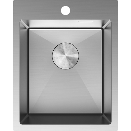 Mexen Solix oceľový drez 1-komorový 400 x 500 mm, inox - 6406401000-01