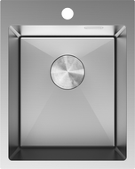 Mexen Solix oceľový drez 1-komorový 400 x 500 mm, inox - 6406401000-01