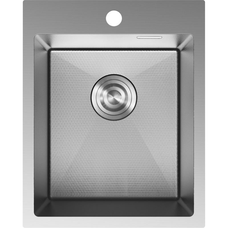 Mexen Solix nerezový drez 1-komorový 400 x 500 mm, inox HC - 6406401000-01HC