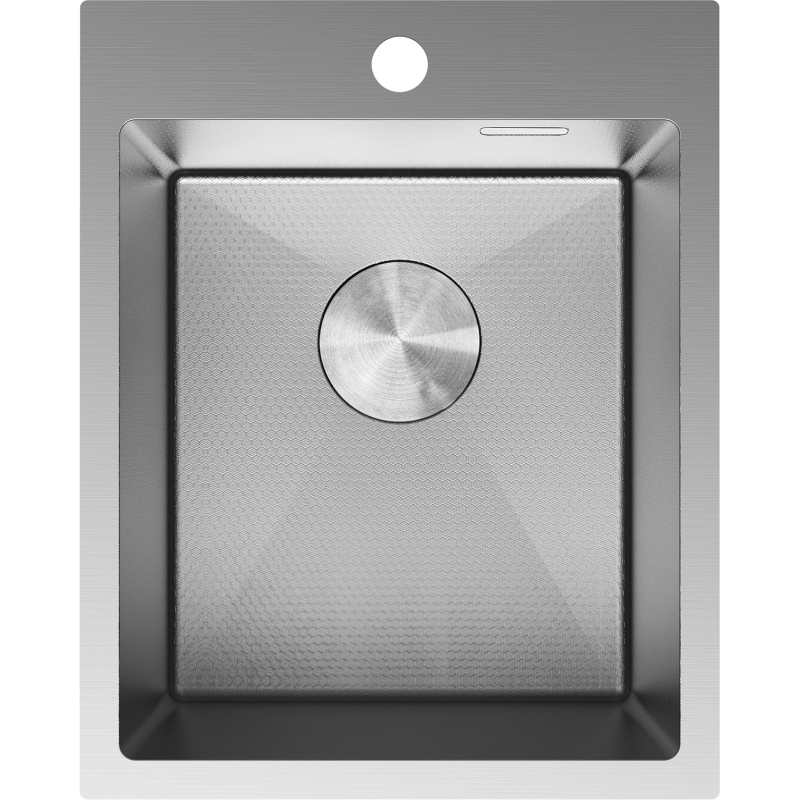 Mexen Solix nerezový drez 1-komorový 400 x 500 mm, inox HC - 6406401000-01HC